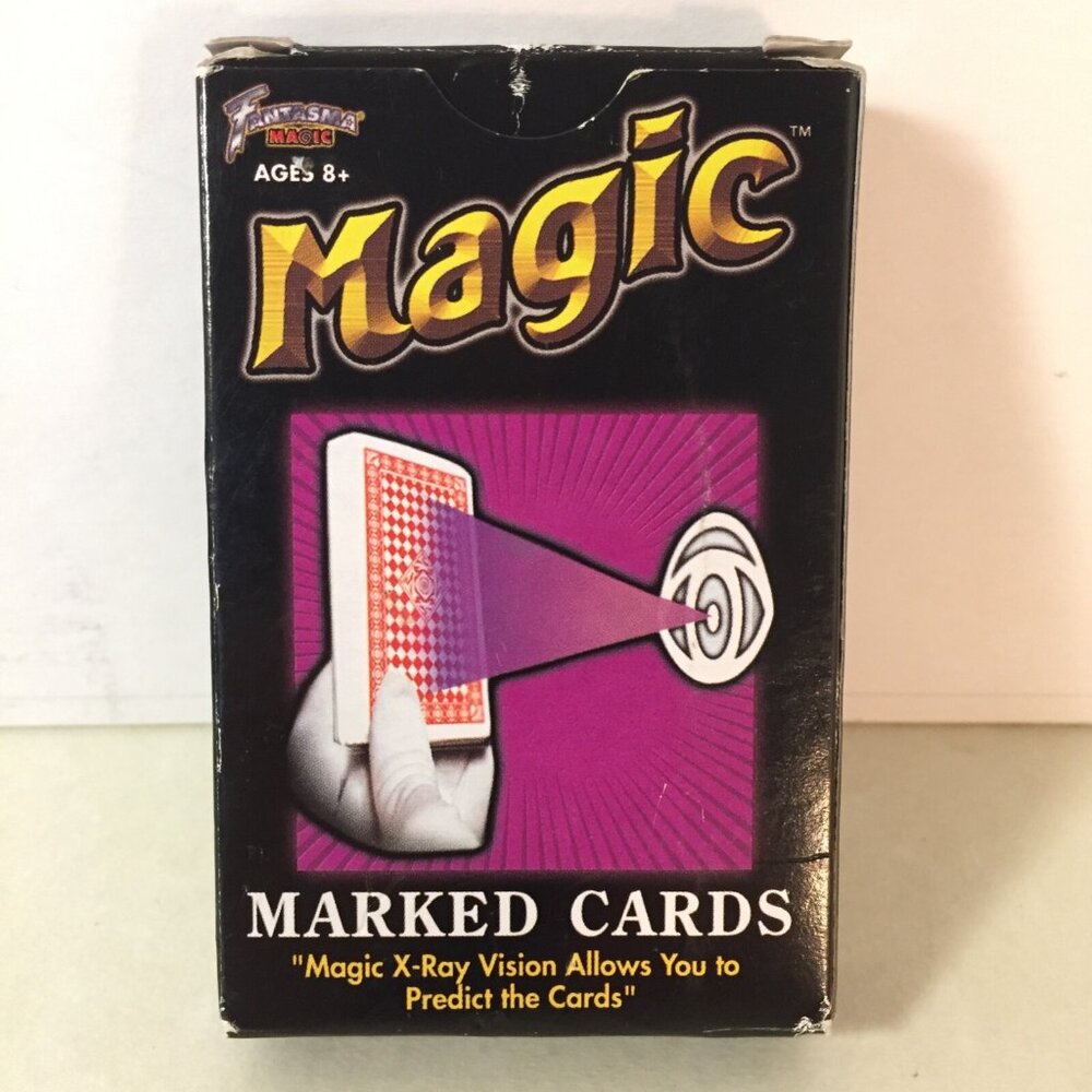 Fantasma Toys Inc Magic Marked Card Set Deck X Ray Vision 2005 20+ Routines